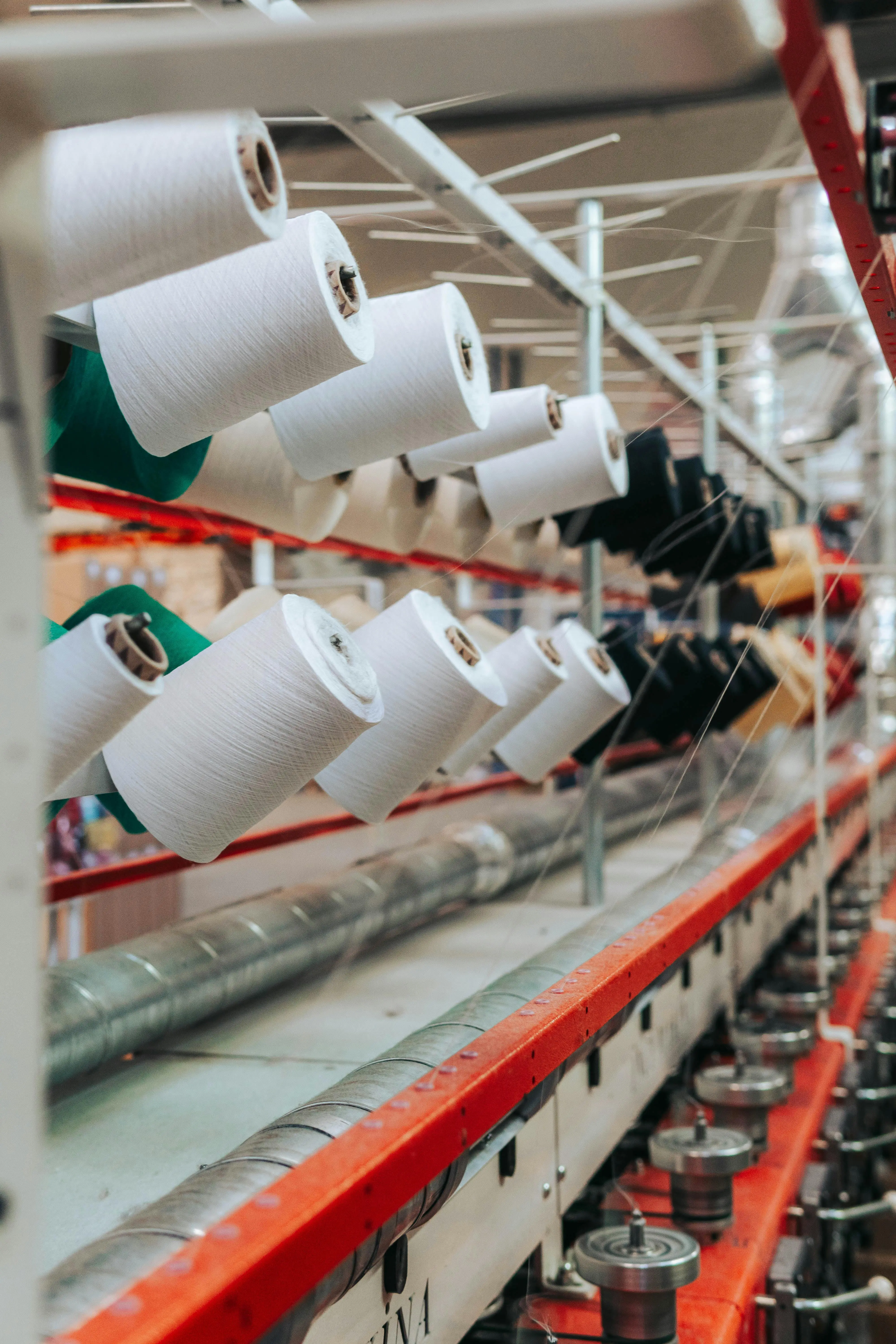 Industrie textile — machines de filature et tissage